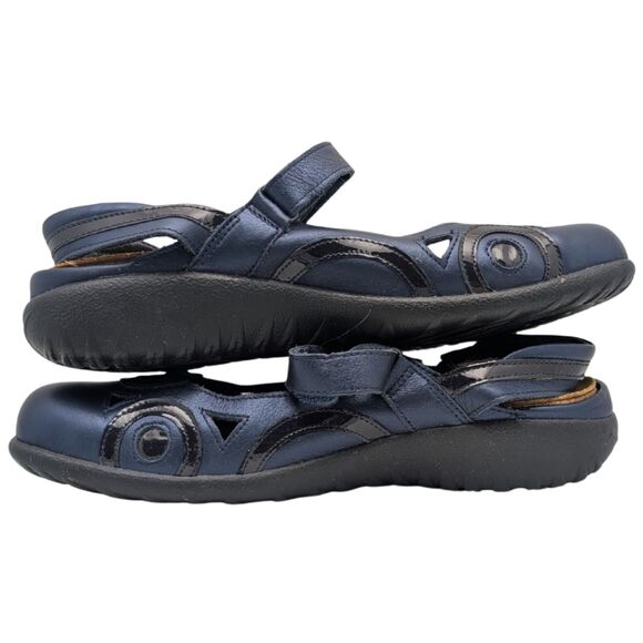 Naot Matai Navy Blue Mary Jane Flat Womens size EU 37 - Picture 3 of 8